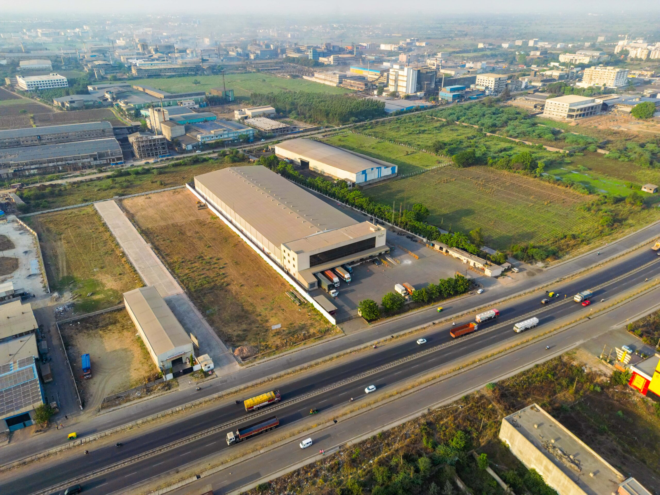 Large logistics warehouse in Palsana near NH-48 Surat